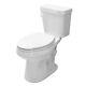 Toilets 2-piece Elongated Toilet With Comfort Seat Height And Soft Close Lid