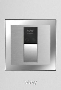 Toto 4-Inch by 4-Inch Concealed Sensor Toilet Flush Valve 1.6GPF TET3GN32#SS