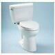 Toto Cst744sld#01 Drake 2-piece Ada Toilet With Elongated Bowl And Insulate Dat