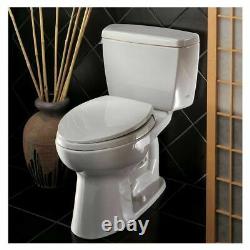 Toto Drake Two Piece Elongated Toilet ADA, 1.6 GPF, Cotton White CST744SL#01
