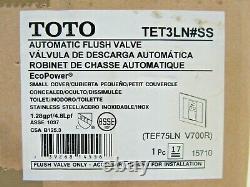 Toto TET3LN TEF7LN V700R Stainless Steel Automatic Flush Valve 29-5
