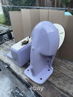Vintage 1960 American Standard Norwall Wall Hung Toilet Orchid Of Vincennes