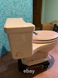 Vintage American Standard Single Piece Toilet Pink 1955