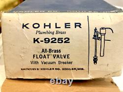 Vintage Antique Kohler USA Made Ballcock All Brass Toilet Fill Valve