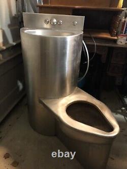Vintage Willoughby Stainless steel prison toilet sink combo Photo Prop ManCave