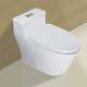 Winzo Open Box Wz5081t-002 Elongated One Piece Toilet Dual Flush Low Tank