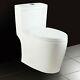 Winzo Wz5028 Elongated Dual Flush One Piece Toilet & Soft Close Seat White