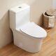 Winzo Wz5067 Elongated Toilet One Piece With High Efficiency Dual Flush White