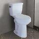 Winzo Wz5888 Two Piece Toilet With 21.25 Inches Taller Seat Height Bowl White