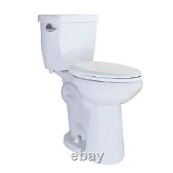 WinZo WZ5888U Extra Tall Two Piece Toilet For Seniors Tall Disabled People White