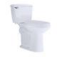 Wonchael 20 Inches Extra Tall Elongate Two Piece Toilet Front Side Flush White
