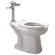 Zurn Flush Valve Toilet, 10 Rough-in, Floor 45a131