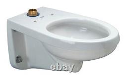 Zurn Z5615-BWL-NL HET Elongated Wall Hung EcoVantage Flush Valve Toilet
