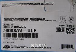 Zurn Z6003AV-ULF Urinal Manual Flush Valve. 125 GPF Chrome